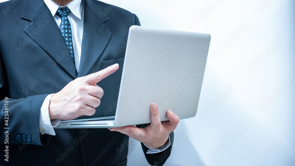 Young business man and digital number of stock market background to represent successful in investment marketing. Find out the best solution in business and financial as concept. Young business man and digital number of stock market background to represent successful in investment marketing. Find out the best solution in business and financial as concept.