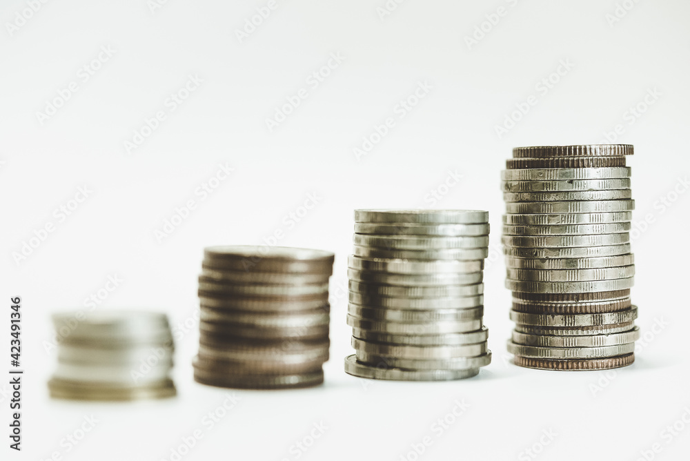 Gold coins stacks is representing riches and wealth management. Coin stack growing and find out the way to get a return on investment. Finance and money exchange investment as concept. Gold coins stacks is representing riches and wealth management. Coin stack growing and find out the way to get a return on investment. Finance and money exchange investment as concept.
