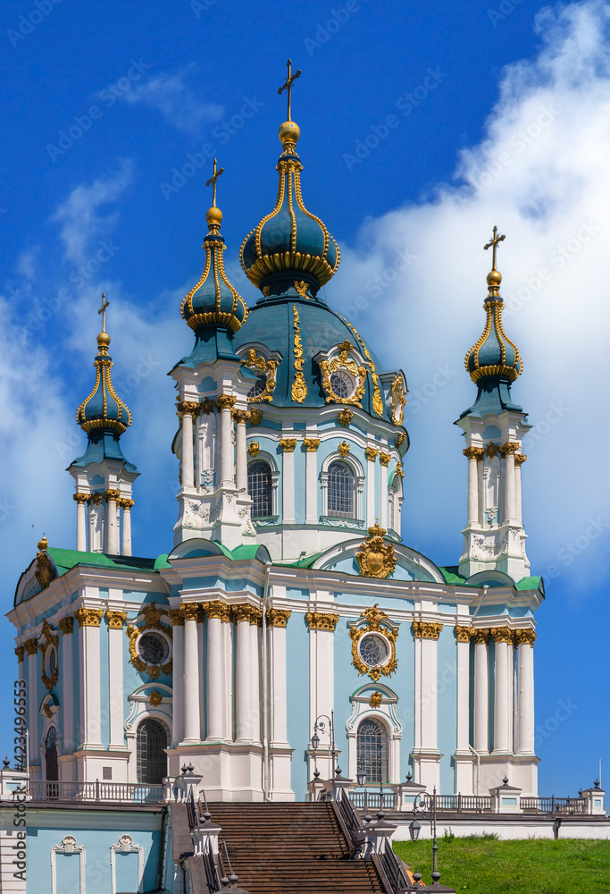 St. Andrew Church in Kyiv, Ukraine