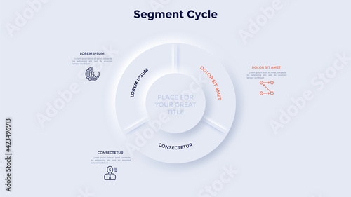Vector Neumorphism Infographic