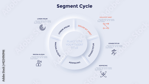 Vector Neumorphism Infographic