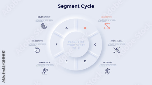 Vector Neumorphism Infographic