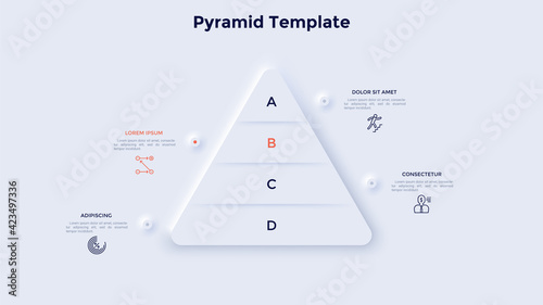 Vector Neumorphism Infographic