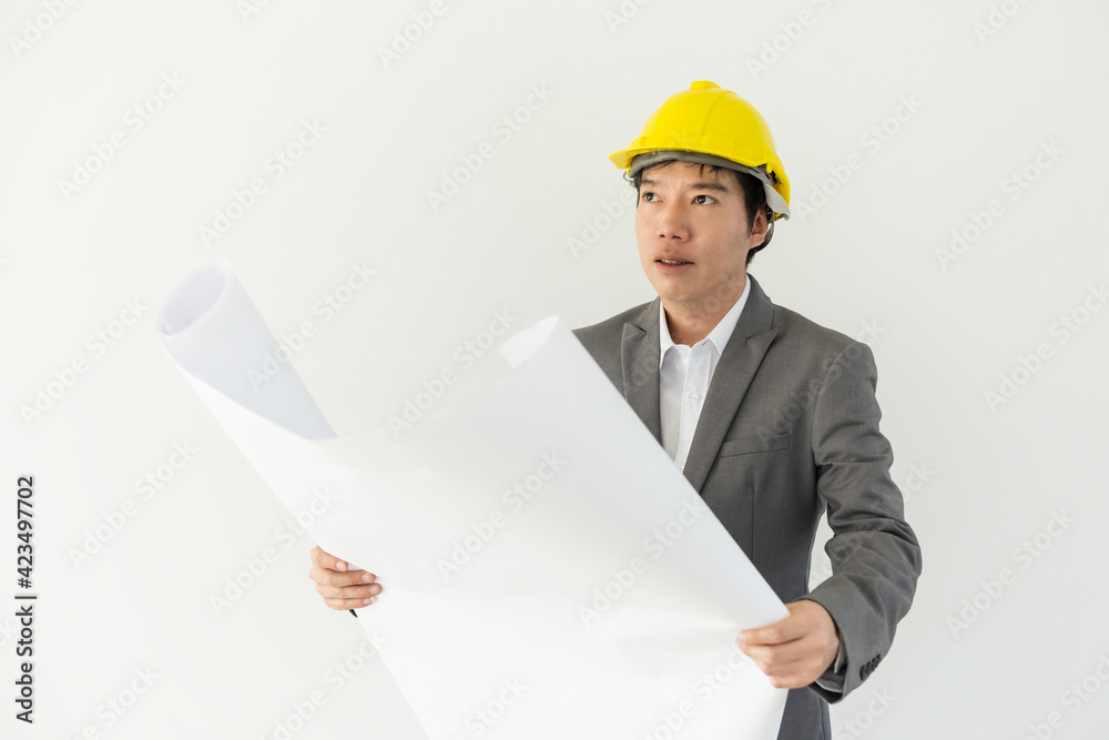 Interior architecture engineer check blueprint Interior architecture engineer check blueprint