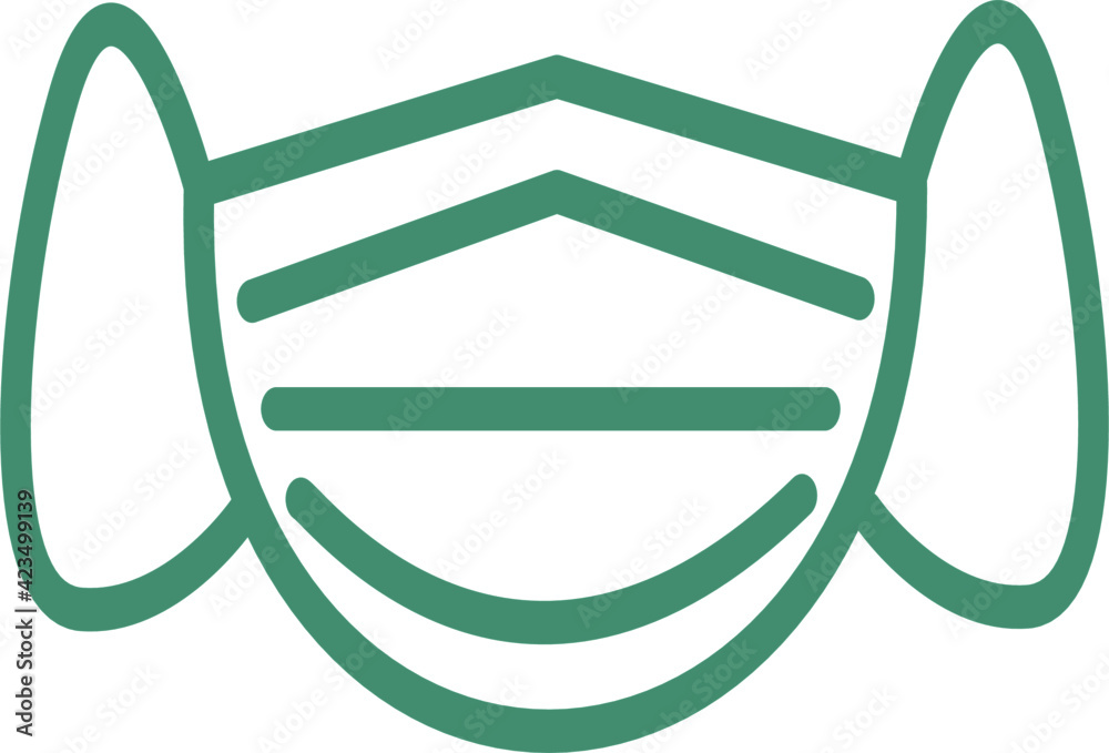 Symbol of preventing infection of Covid-19 and other viruses Symbol of preventing infection of Covid-19 and other viruses