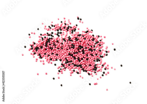Confectionery decorative pink and black Easter filling for cakes
