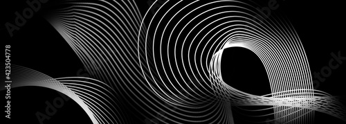 Wallpaper Mural tract Backgrounds with Vibrant Gradient and Wavy Stripes Torontodigital.ca