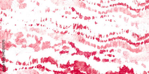 Ikat Textile. Rose Art Decor Motif Background.