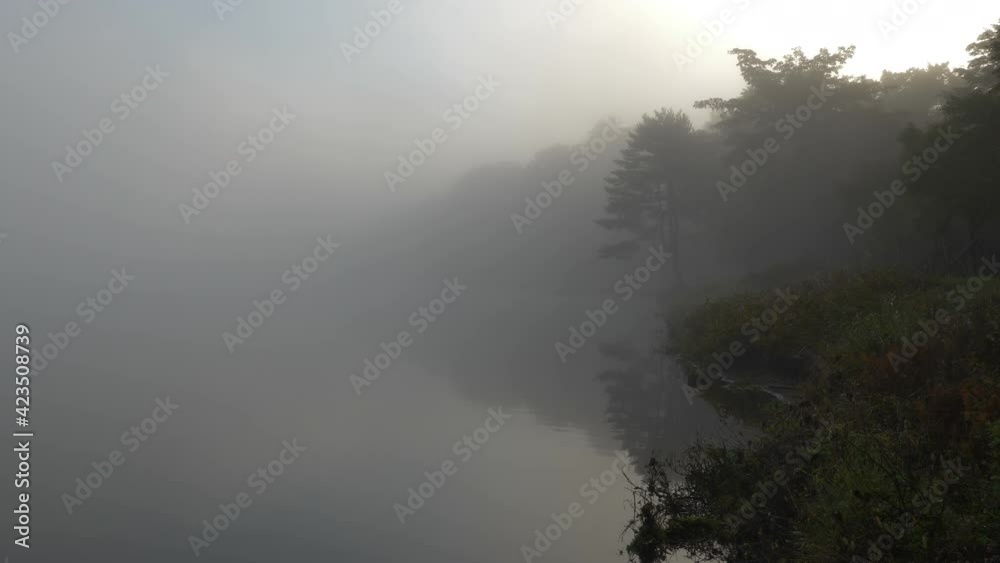 Foggy Lake in the Morning (Right to Left Panning) Foggy Lake in the Morning (Right to Left Panning)
