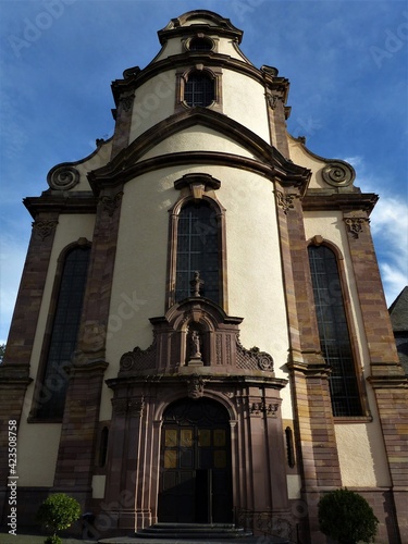 Fassade der Klosterkirche Himmerod in der Eifel photo