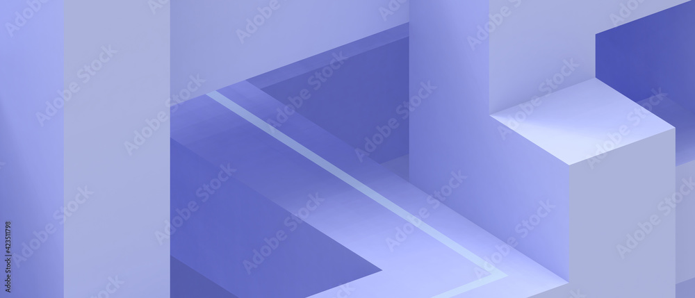 Abstract Minimal Geometry shapes futuristic and Purple on background. design for banner, banner ,art work, website, digital art, poster , Card - 3d rendering Abstract Minimal Geometry shapes futuristic and Purple on background. design for banner, banner ,art work, website, digital art, poster , Card - 3d rendering