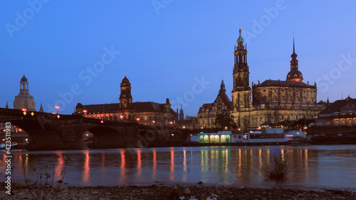 Old Dresden, an evening view