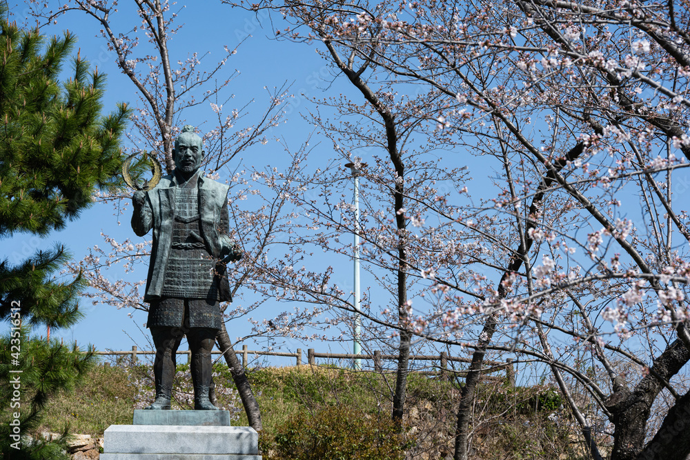 Fototapeta premium 若き日の徳川家康公像