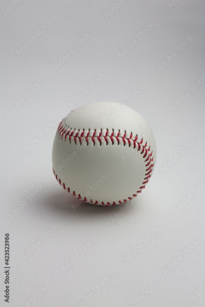 baseball on white baseball on white