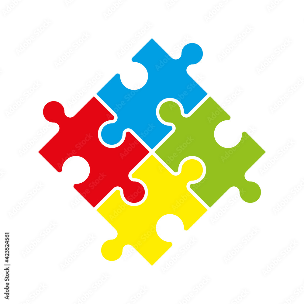 Simple puzzle four piece business presentation. Circle puzzle outline infograph. 4 Step contour process diagram. Section line compare puzzle banner. Simple puzzle four piece business presentation. Circle puzzle outline infograph. 4 Step contour process diagram. Section line compare puzzle banner.