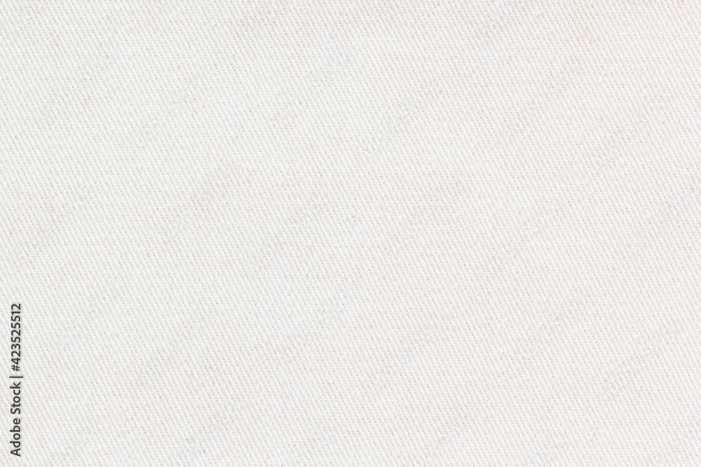 Obraz premium Close-up white canvas texture background