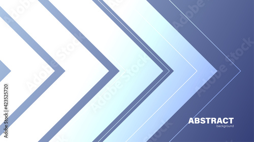 Abstract blue background and arrow lines, background with copy space for design, forward concept, vector.