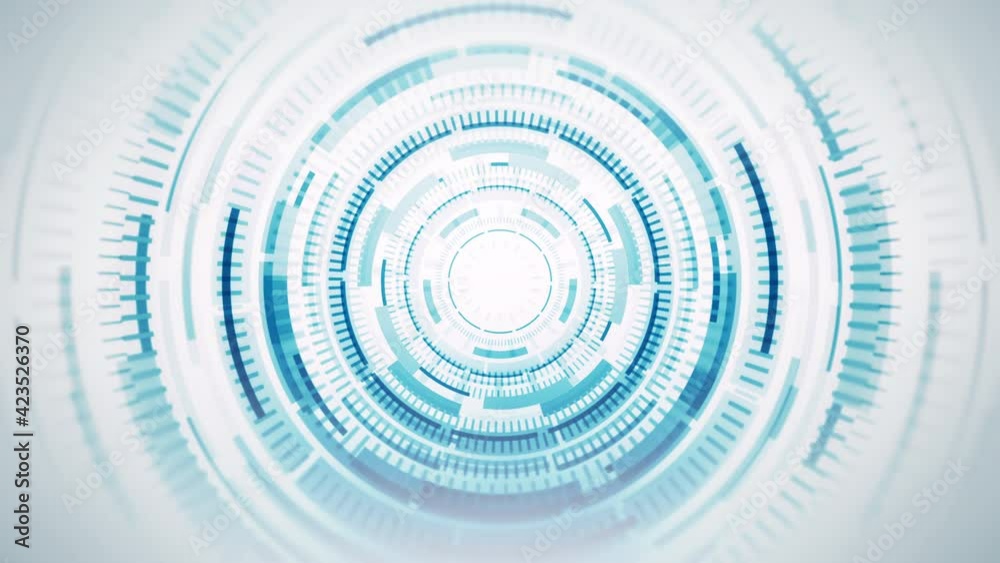 Futuristic hud graphic element tunnel animation Futuristic hud graphic element tunnel animation