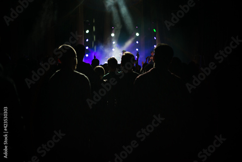 Crowd of people in concert