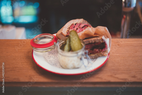 Pastrami sandwich