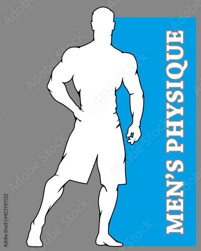 Muscle man silhouette lifting weights fitness icon bodybuilder silhouette gym icon body building