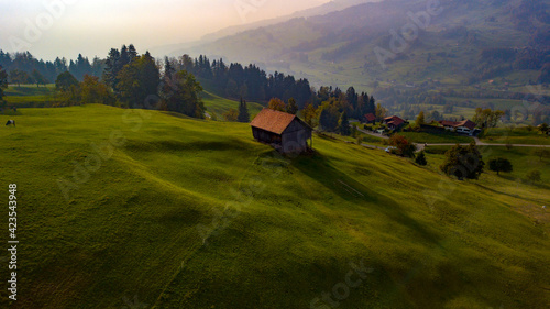 morning in the mountains