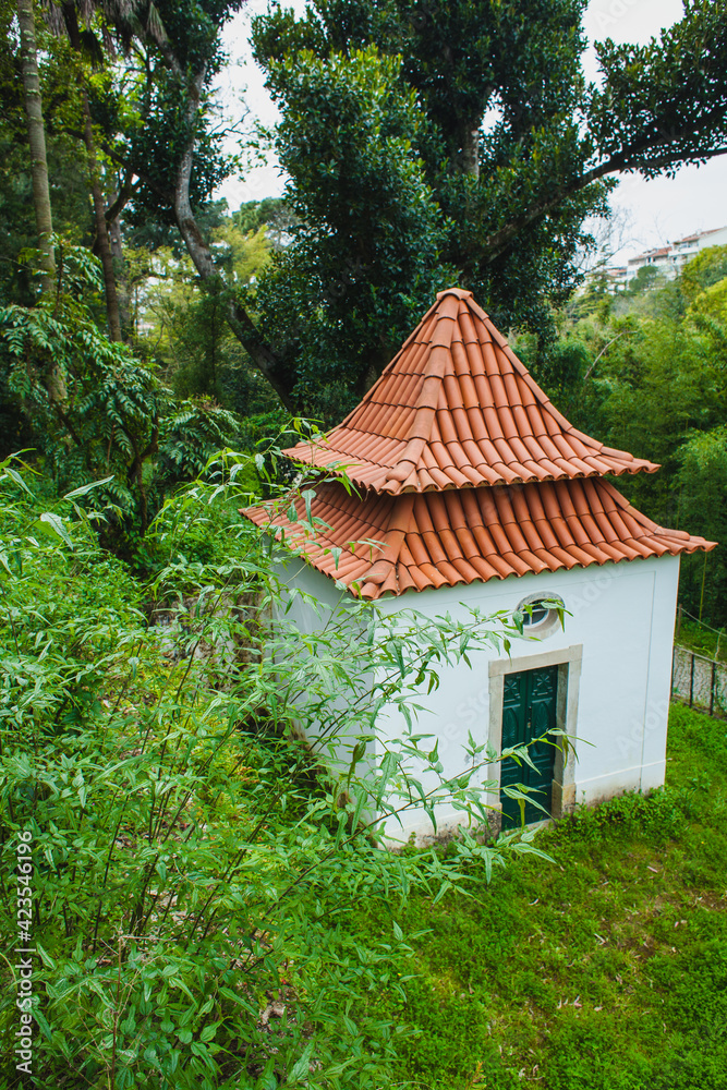 house with tiled roof