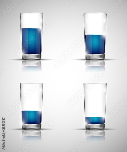 Glass with cold drink alcohol. Bright soda. A glass of lemonade or fruit juice. Cold iced tea. Bar with a glass of cocktail fizzy water