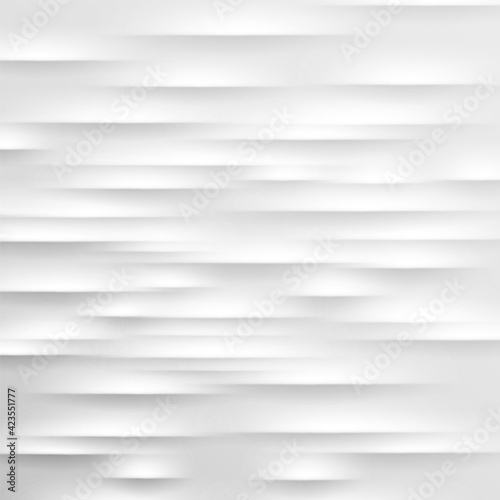 Abstract light grey background. Vector illustration. White embossed pattern
