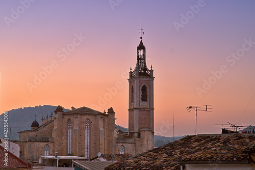 View of Sagunto at sunset. Valencian Community photo