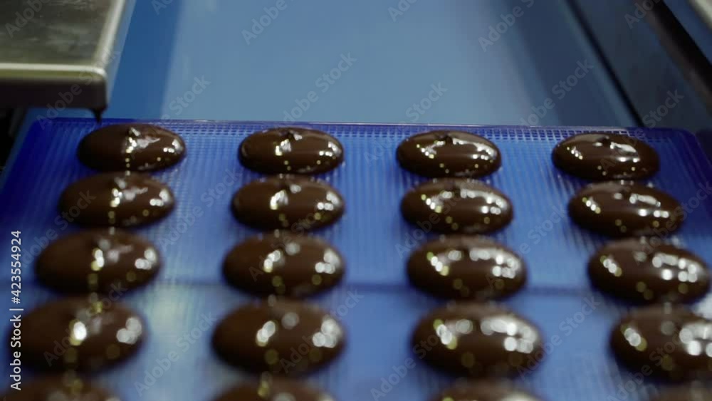 The process of making chocolate confectionery. The process of making chocolate confectionery.