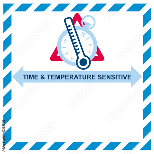 IATA Time & Temperature Sensitive Label