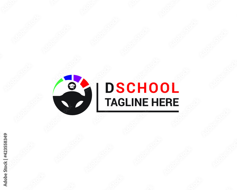 Driving School Logo Design