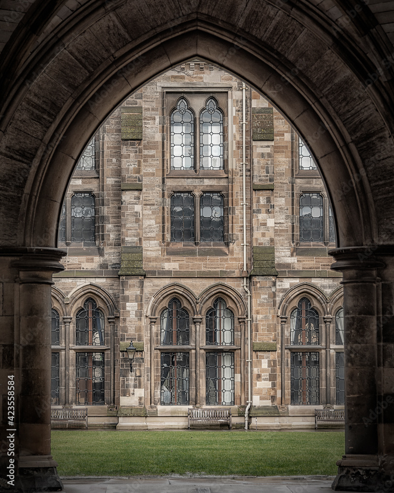 Glasgow University Cloisters Archway