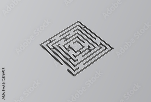 maze labyrinth icon