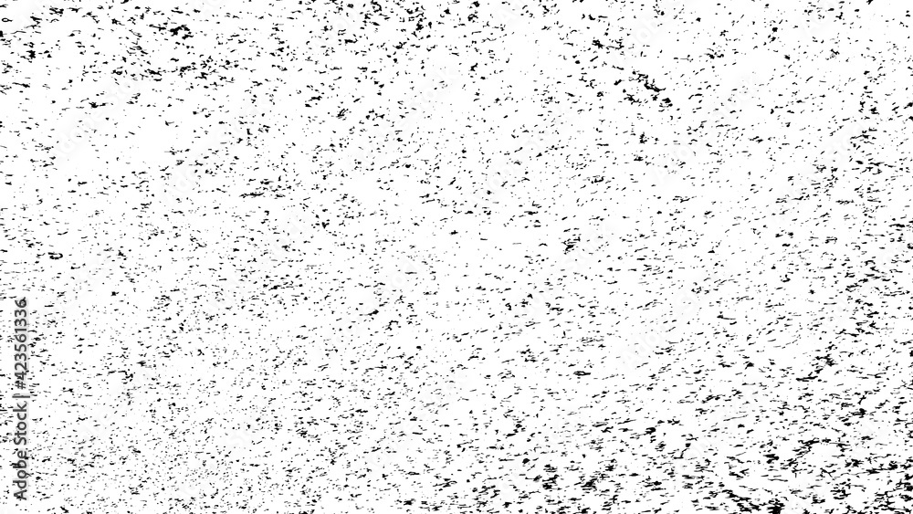 Black grunge texture background design, vector scratch grunge pattern noise vector texture banner on isolated white background,  