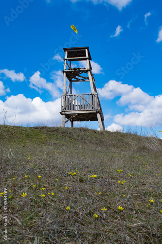 Watchtower, such structures were built by Ukrainian Cossacks in the 17th century