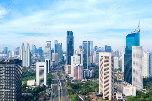 Beautiful Jakarta city at new normal situation © Creativa Images