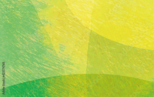 water color 水彩 テクスチャ 緑 黄緑 ラフ 素材 グランジ 手描き 背景 エコ 黄色 明るい イメージ 分離可能 abstract yellow green background colored pencil image