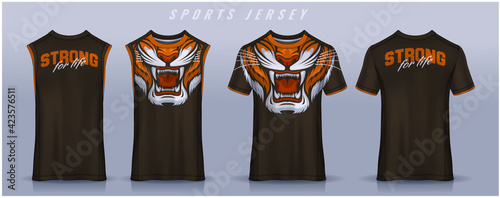 t-shirt sport design template, Soccer jersey mockup for football club, Running singlet,basketball Tank top.
