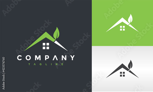 green leaf house logo