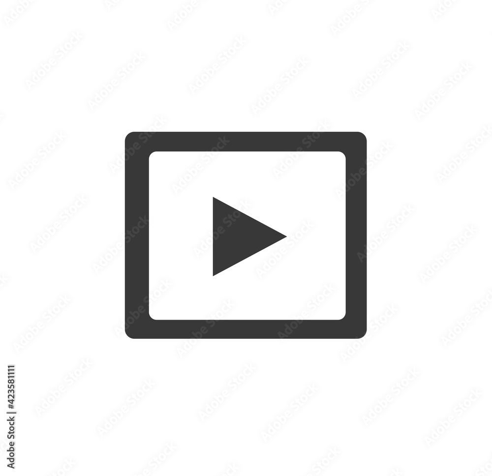 video icon vector illustration video icon vector illustration