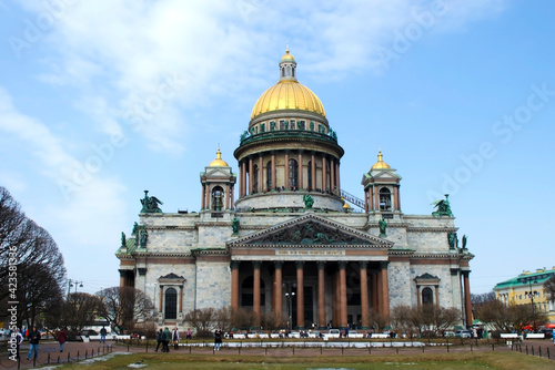 Saint Isaac's Cathedral in spring, St. Petersburg, Russia
