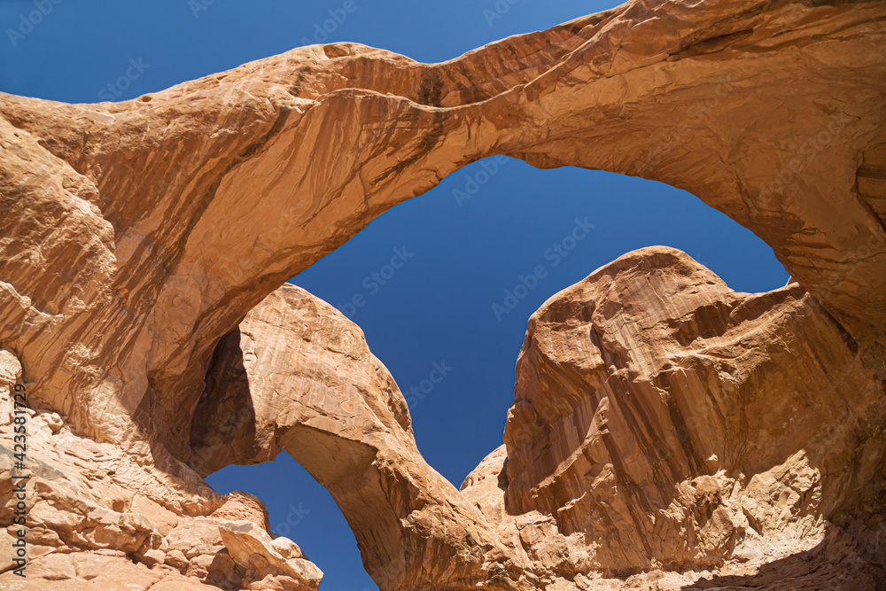 Under the Double Arch in Arches
