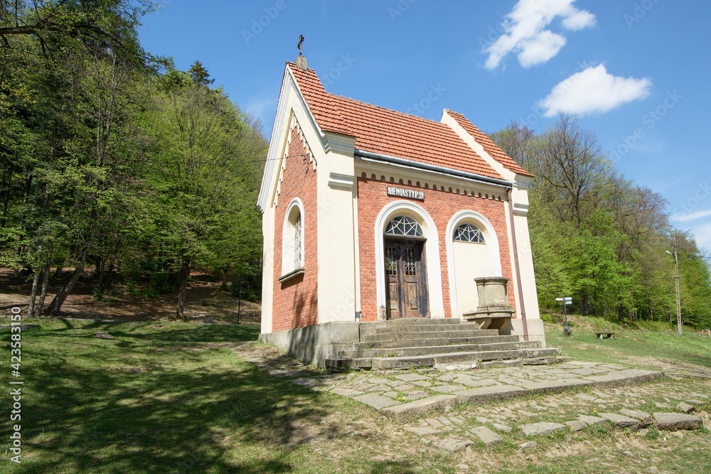 Kalwaria Zebrzydowska. The Chapel of Weeping Brides. Poland. Kalwaria Zebrzydowska. The Chapel of Weeping Brides. Poland.