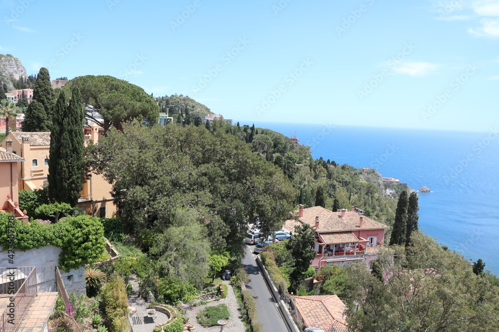 Holiday in Taormina at Sicily, Italy