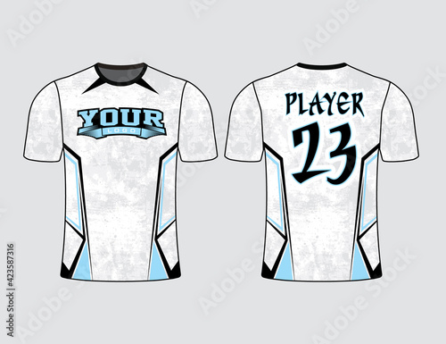 All sports team gear. Jersey mockup perfect for all sport team uniform. Design perfect for casual, t-shirt, fashion and sports apparels
