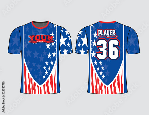 All sports team gear. Jersey mockup perfect for all sport team uniform. Design perfect for casual, t-shirt, fashion and sports apparels