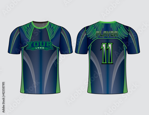 All sports team gear. Jersey mockup perfect for all sport team uniform. Design perfect for casual, t-shirt, fashion and sports apparels