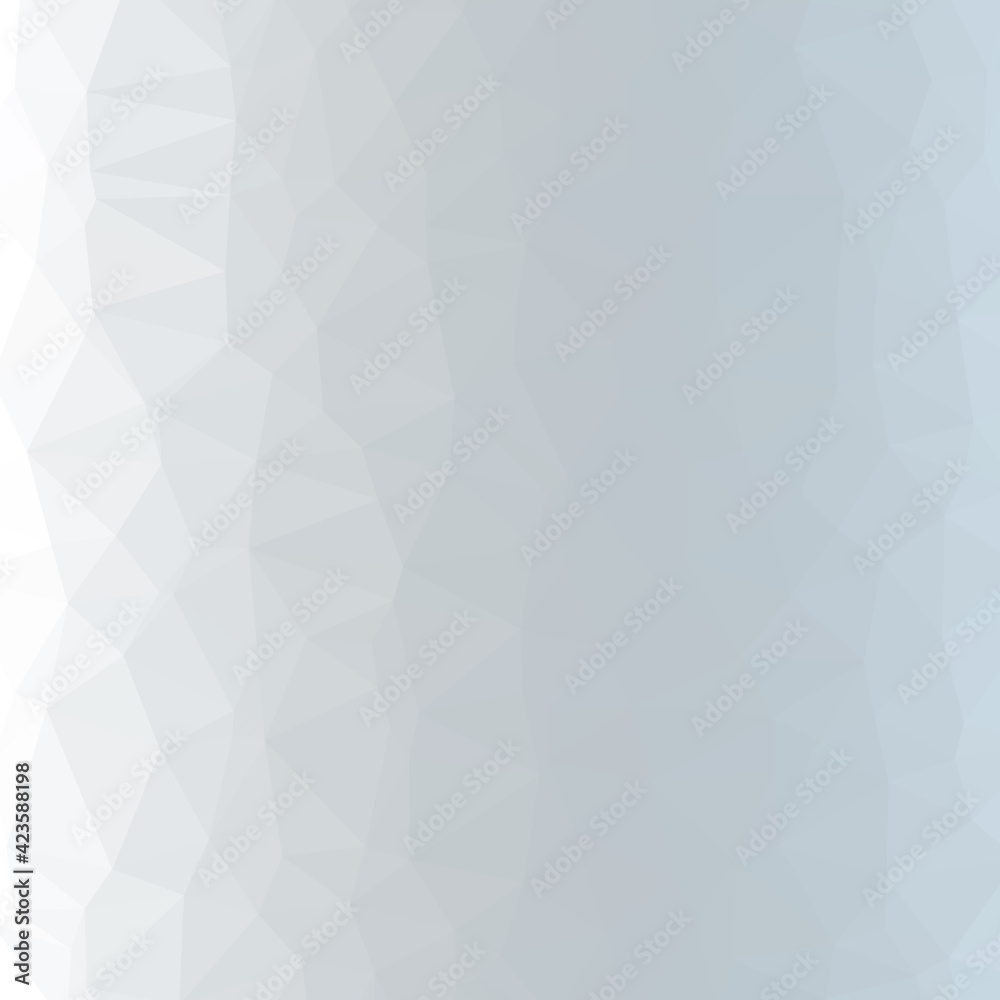 Fototapeta premium Abstract color Low-Polygones Generative Art background illustration